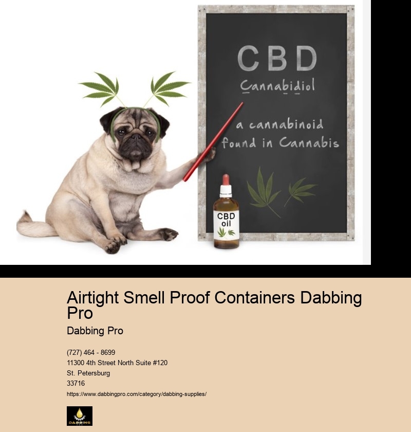 Airtight Smell Proof Containers Dabbing Pro
