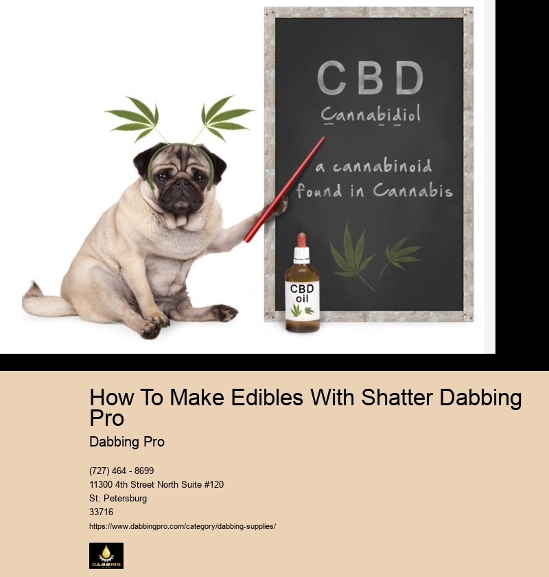 How To Make Edibles With Shatter Dabbing Pro